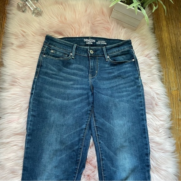 Denizen Levis Jeans Womens blue Straight Leg Modern Slim Ladies Denim cr… - Picture 4 of 13